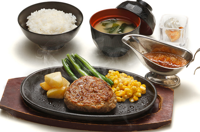 鉄板ハンバーグ